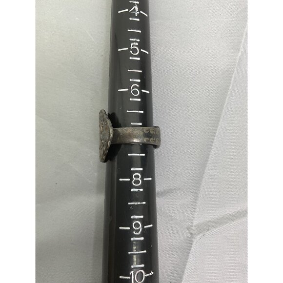 Vintage Silver Tone Spoon Handle Wrap Ring - Picture 2 of 5